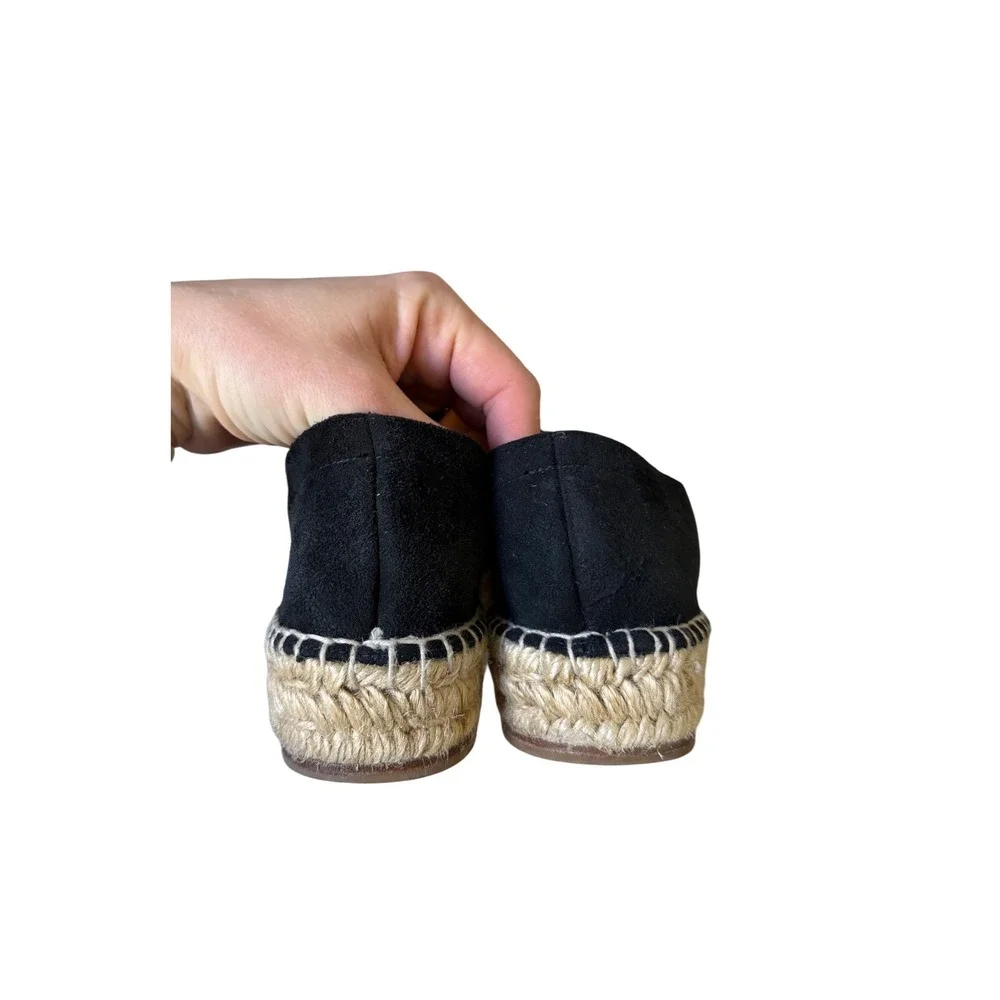 Alexander Wang Espadrille‎ Flats Shoes Devon Black Suede Zip Front 39